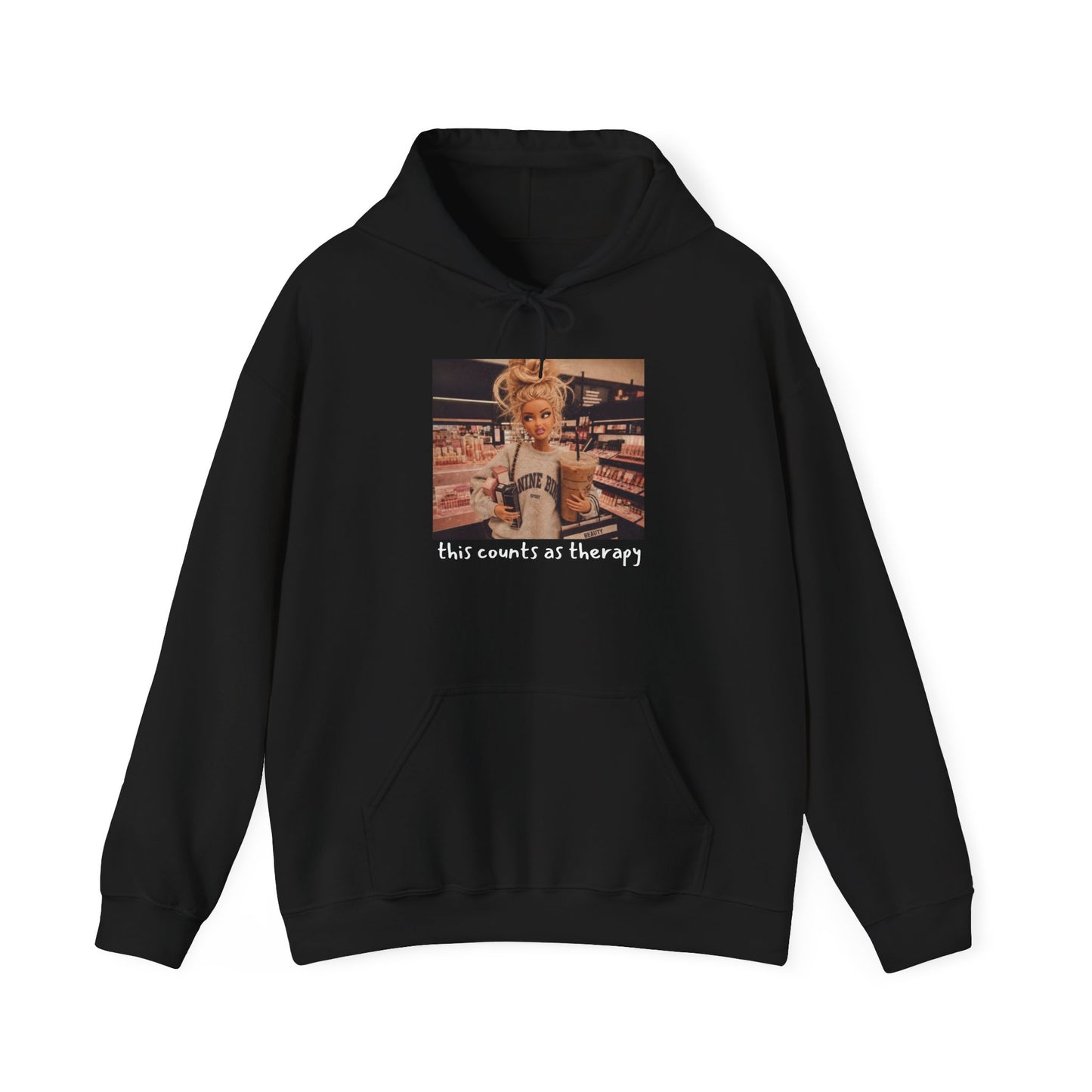 Vintage Barbie Grocery Run Hoodie | Retro Photo Sweatshirt