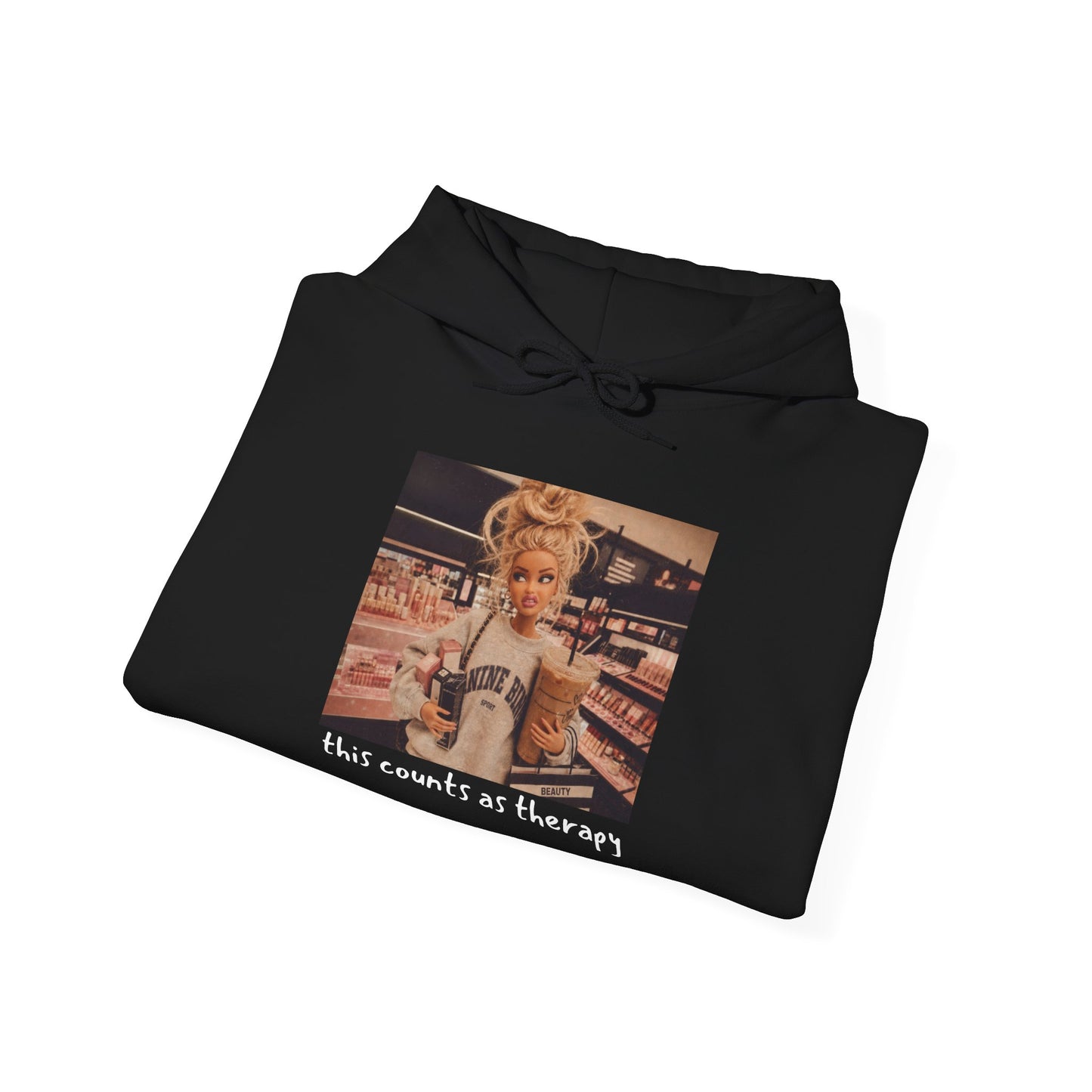 Vintage Barbie Grocery Run Hoodie | Retro Photo Sweatshirt
