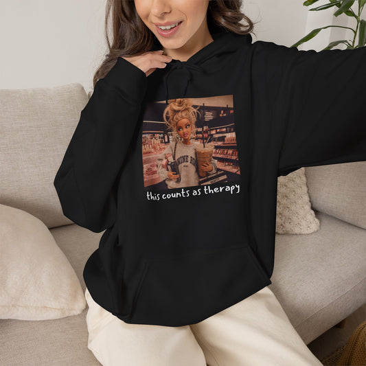 Vintage Barbie Grocery Run Hoodie | Retro Photo Sweatshirt