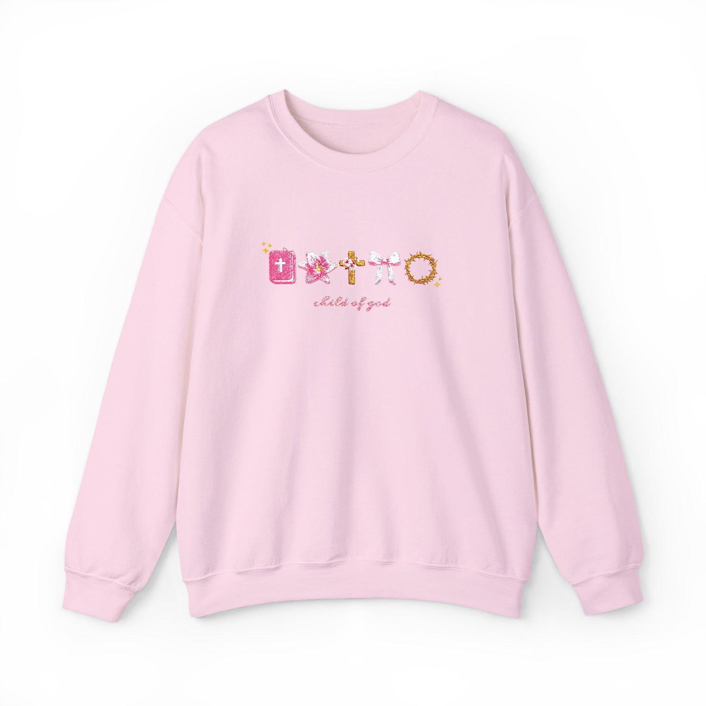 Child Of God Embroidery Crewneck Sweatshirt