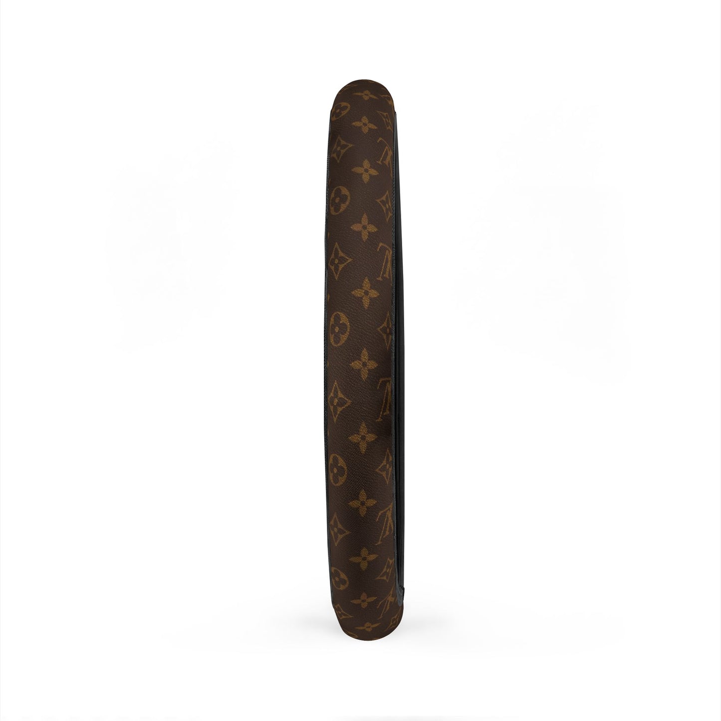 Louis Inspired Brown Steering Wheel Cover — Luxury Brown Pattern