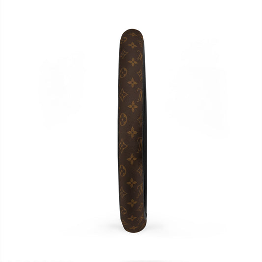 Louis Inspired Brown Steering Wheel Cover — Luxury Brown Pattern