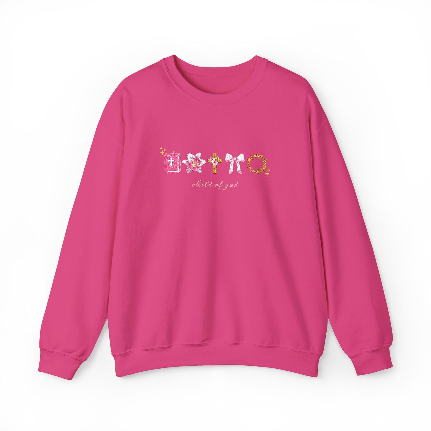 Child Of God Embroidery Crewneck Sweatshirt