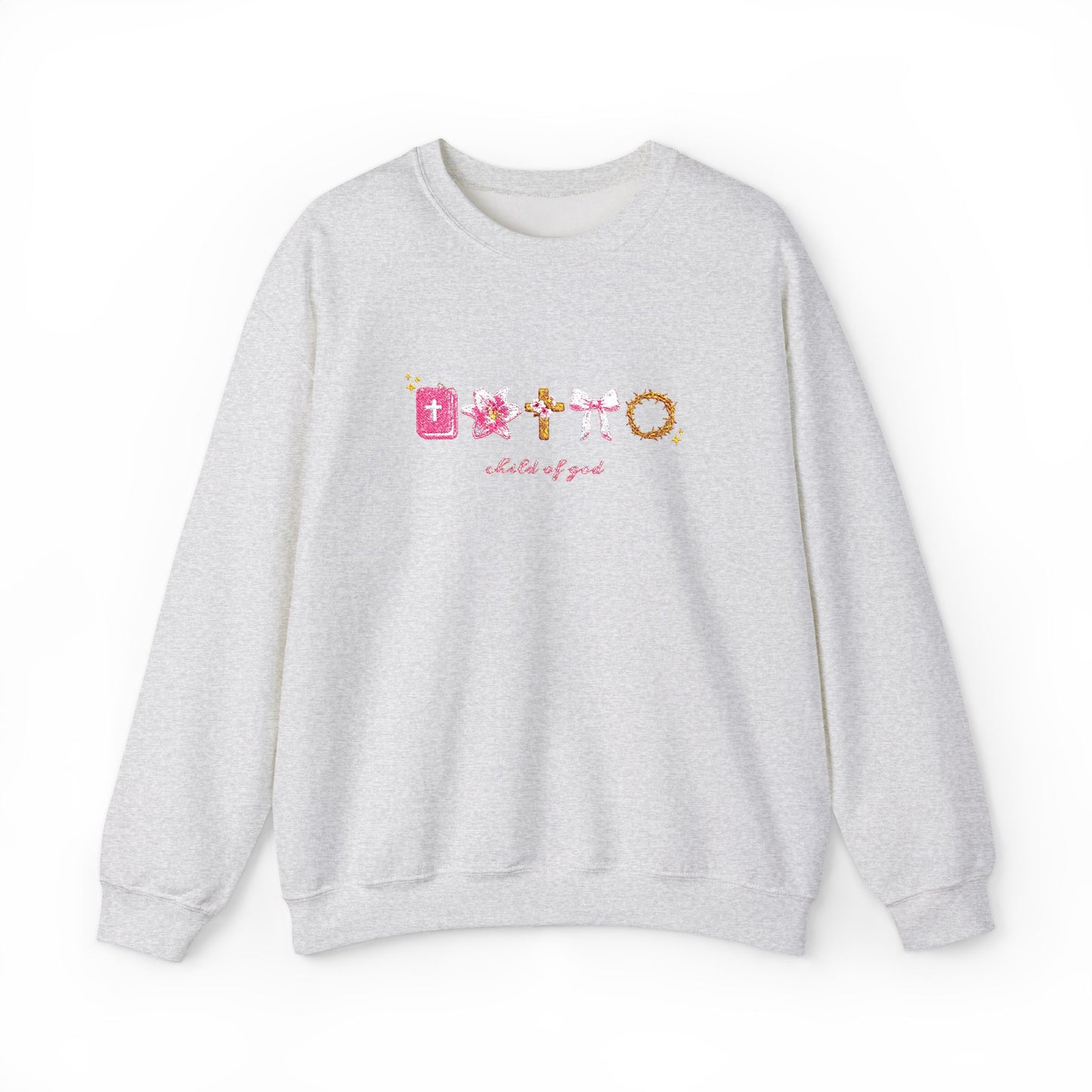 Child Of God Embroidery Crewneck Sweatshirt