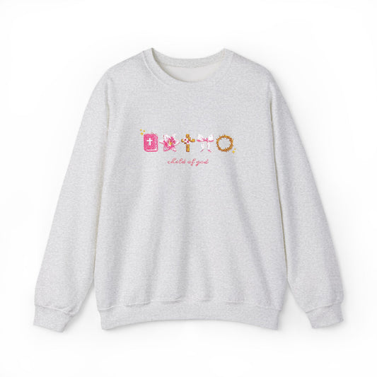 Child Of God Embroidery Crewneck Sweatshirt