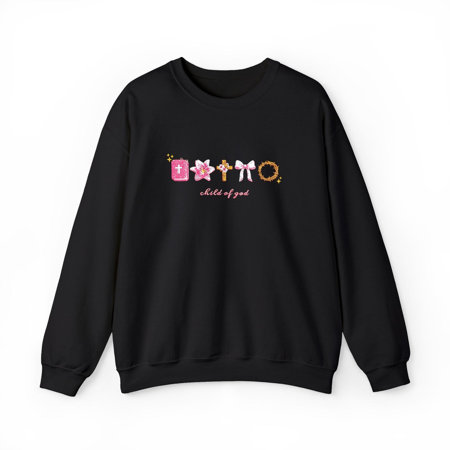 Child Of God Embroidery Crewneck Sweatshirt