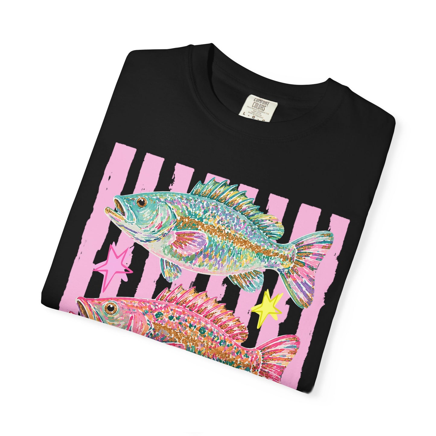 Retro Coastal Fish Tee — Colorful Tropical Fish Graphic T-Shirt